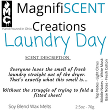 Load image into Gallery viewer, Laundry Day Wax Melts