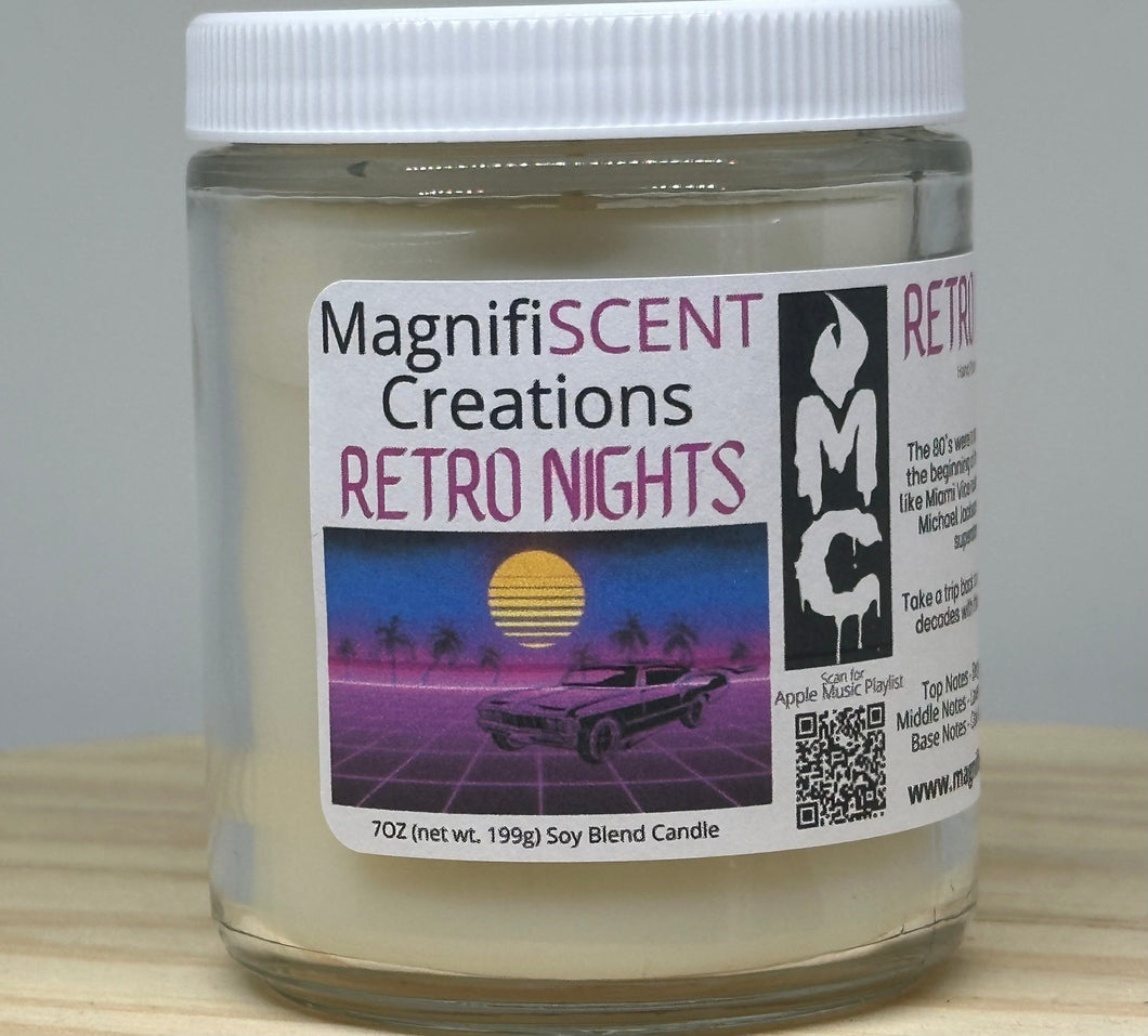 Retro Nights Candle