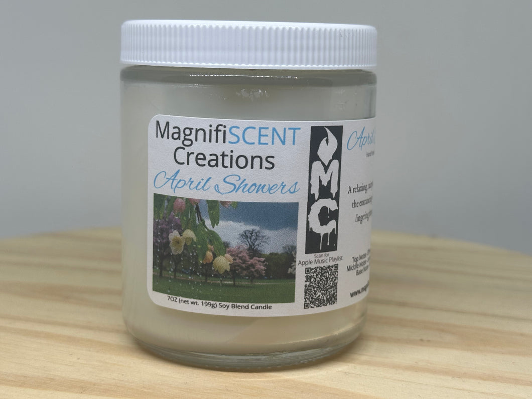April Showers Candle