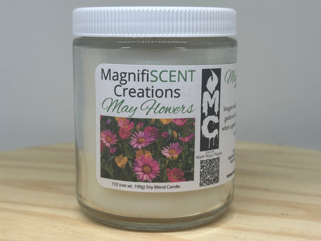 May Flowers Candle